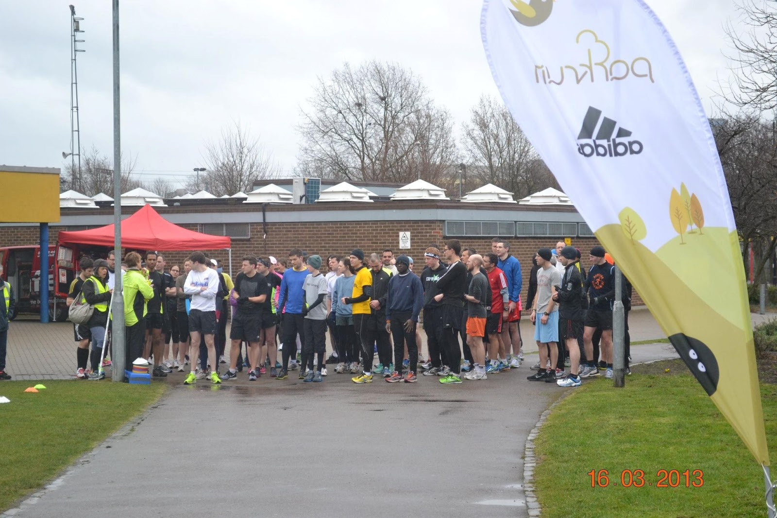 Mile End Park's parkRun in 2013