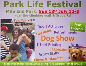 Sunday 13th July 2014 - Dog Show and Mile End Park Festival