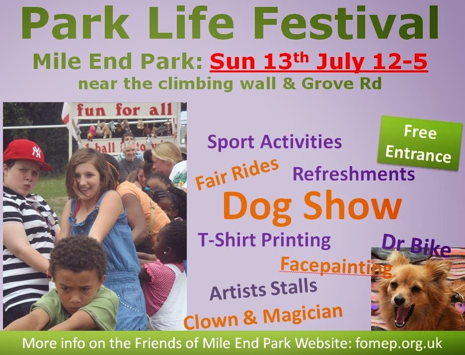 Sunday 13th July 2014 - Dog Show and Mile End Park Festival