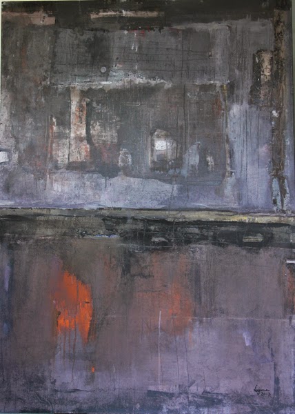 Painting illustrating "Songs from the Abyss"