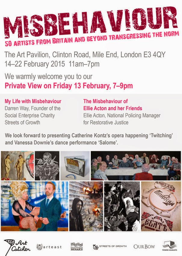 2015 Misbehaviour Exhibition, Art Pavilion, Mile End Park