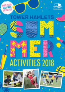 Flyer for Summer Activities in the park 2018