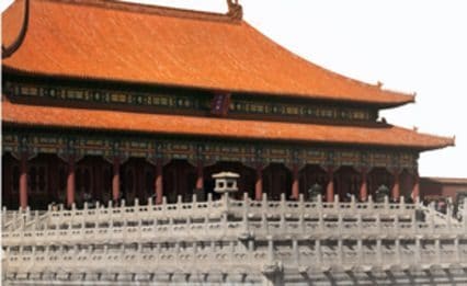 Corner of Chinese royal palace
