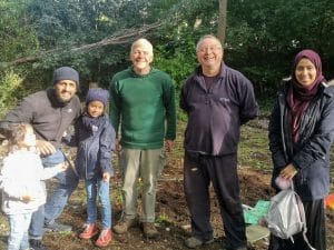 Volunteer Bulb Planters Group Photo