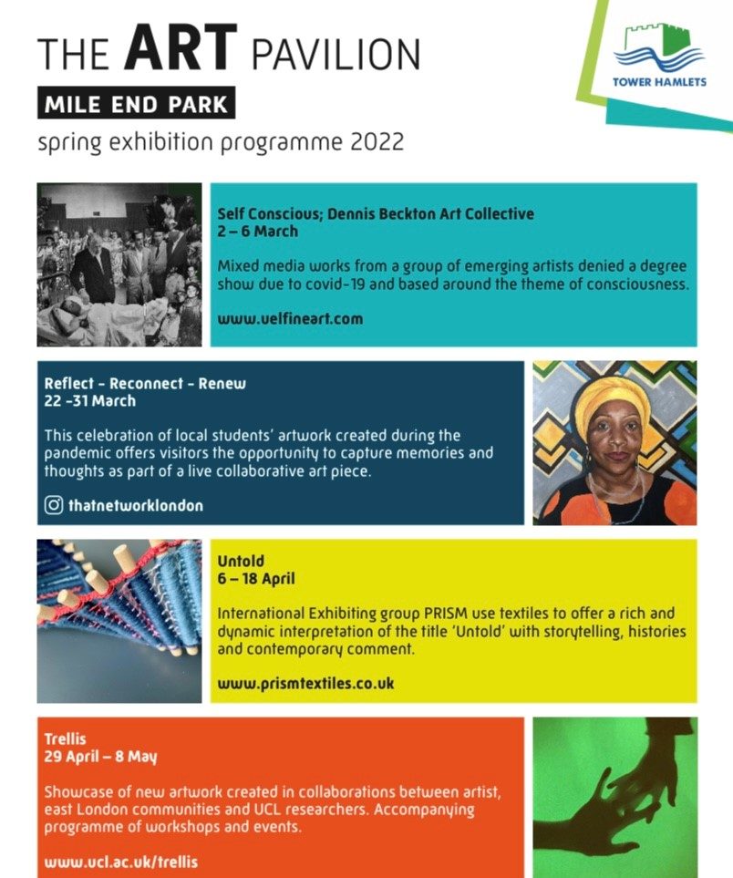 The Art Pavilion Spring Programme 2022