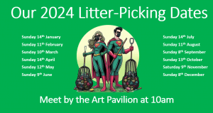 List of 2024 Litter-picking sessions