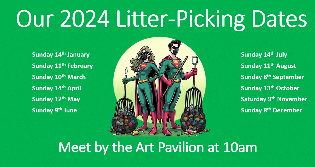 List of 2024 Litter-picking sessions