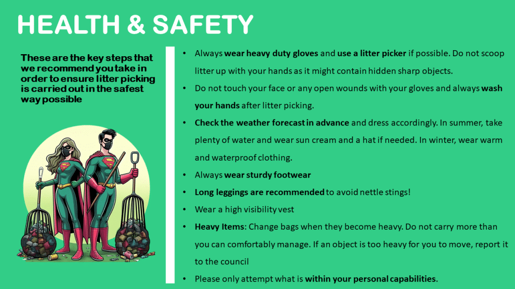 Health & Safety Tips for Litter Picking