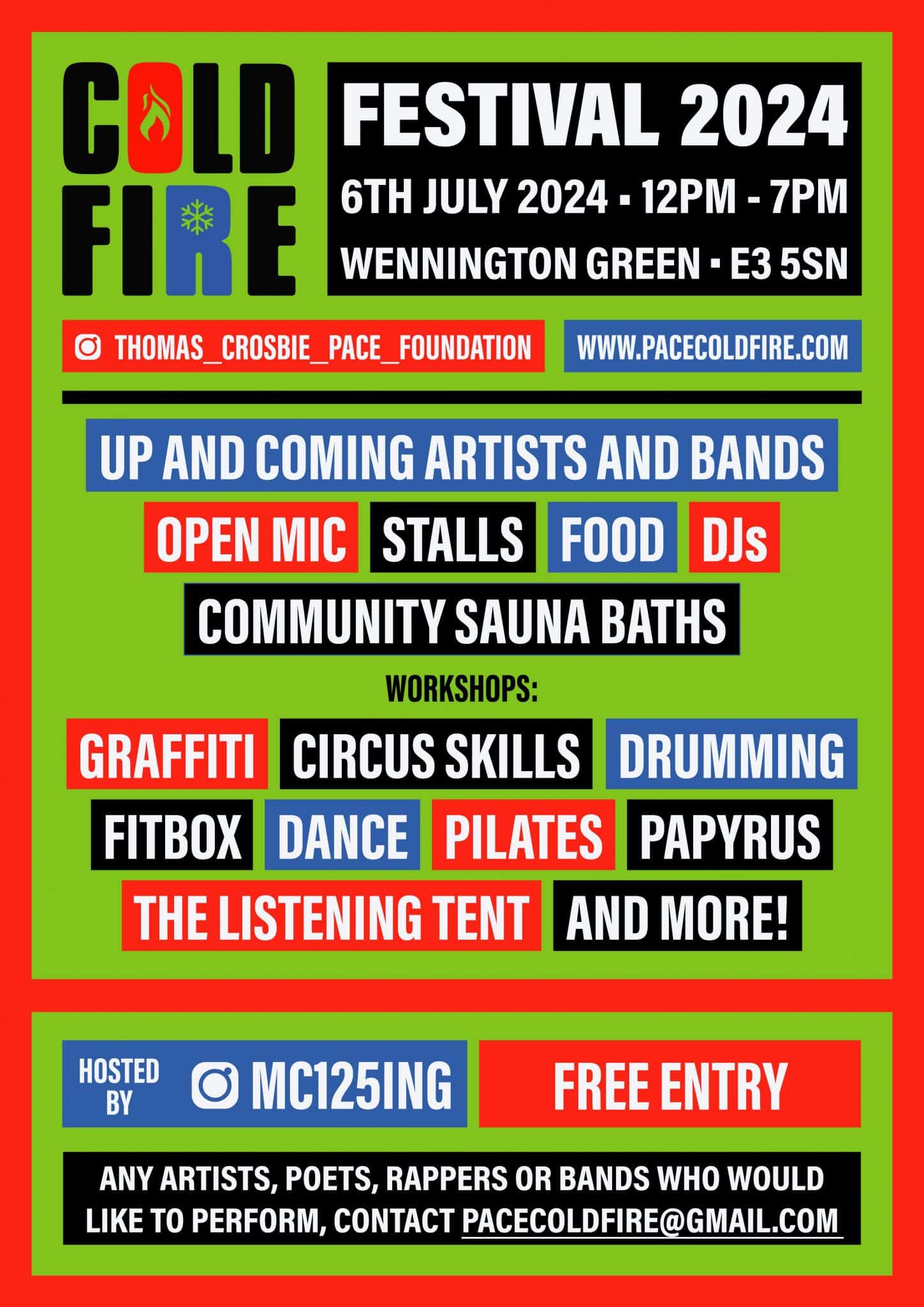 COLDFIRE Festival Flyer