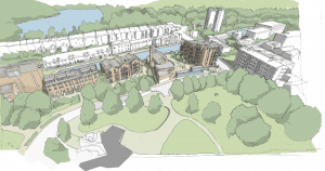 Bow Wharf Proposals - Aerial View